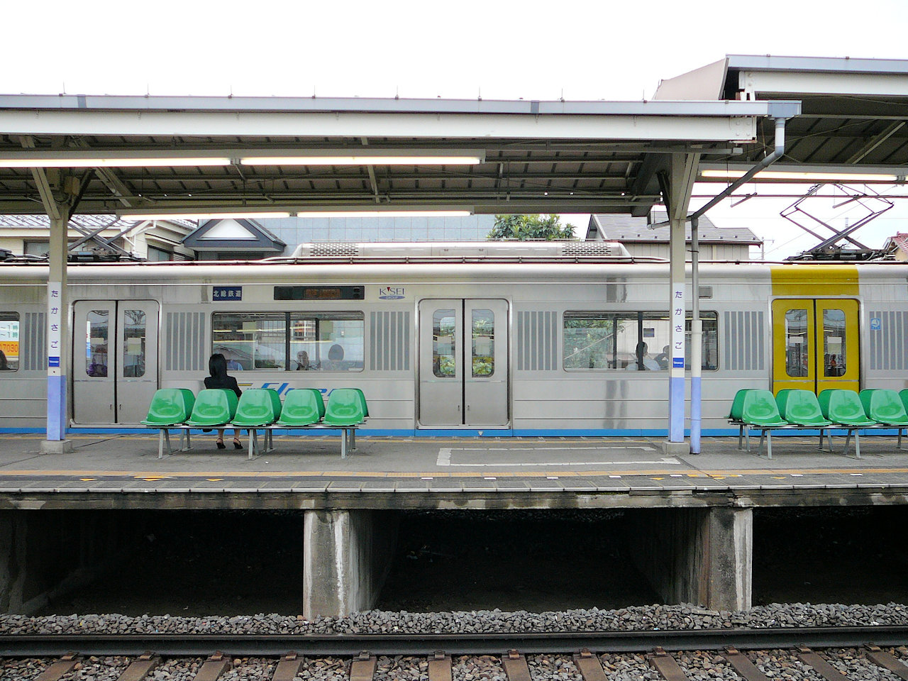 北総鉄道北総線松飛台駅／ホームメイト 駅名標北総線HS06松飛台